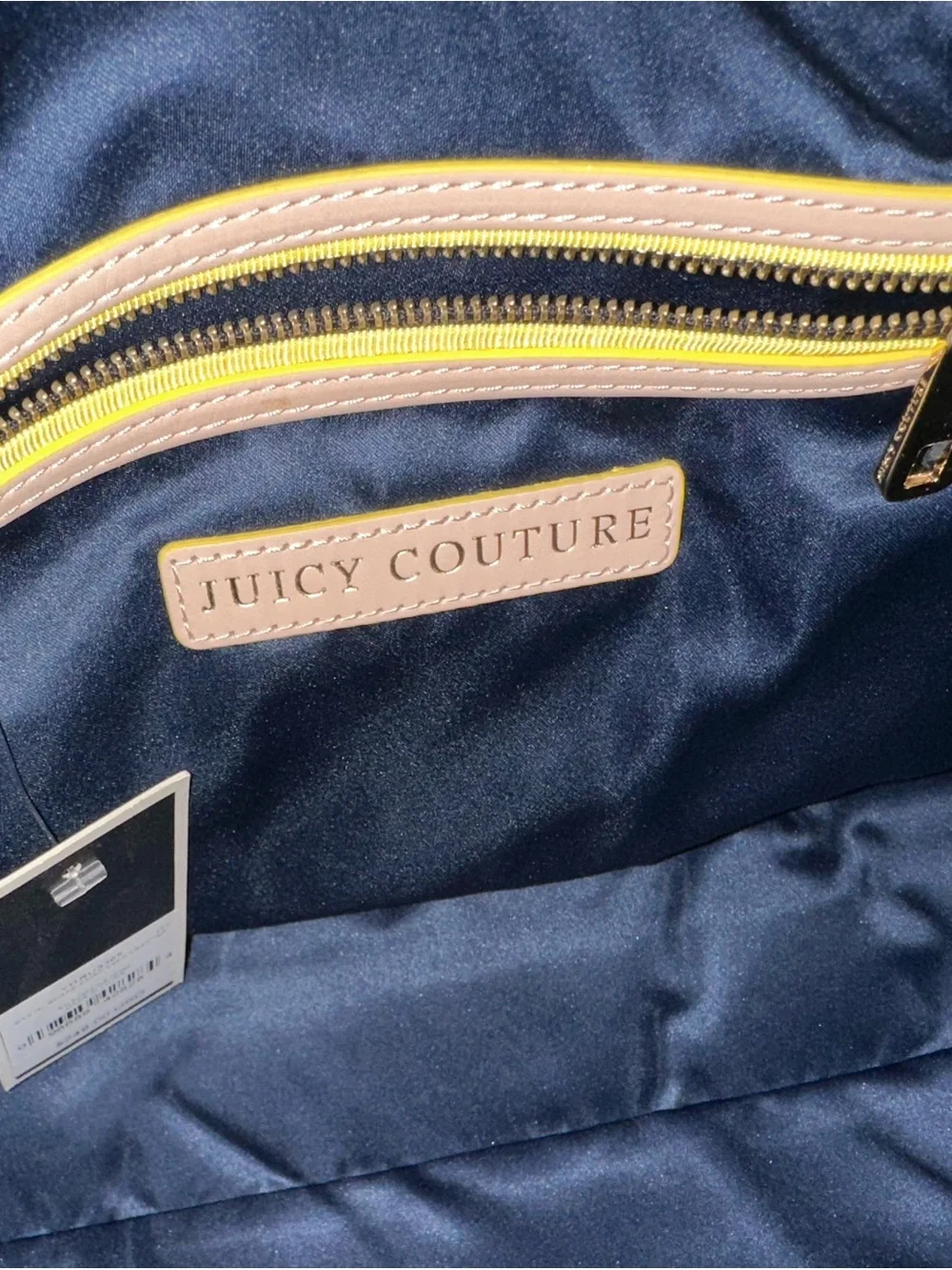 Juicy Couture Teal Snake-Print Shoulder Bag with Gold Chain Accents